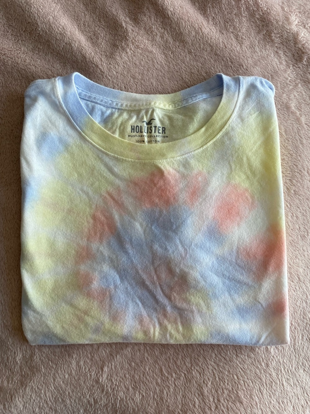 Hollister Pastel Tie-Dye Short Sleeve Tee